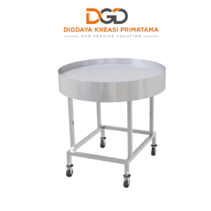 Rice trolley stainless steel untuk dapur komersial dan hotel