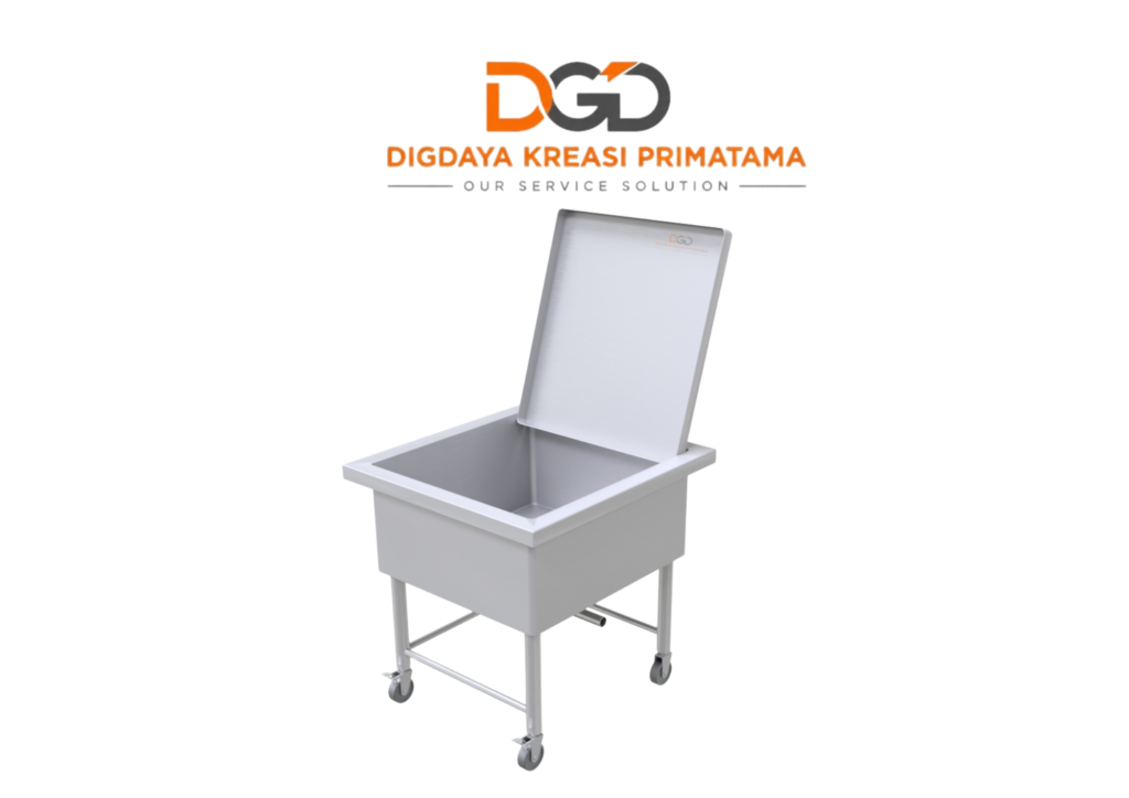 Soak Sink stainless steel bak perendam peralatan dapur restoran